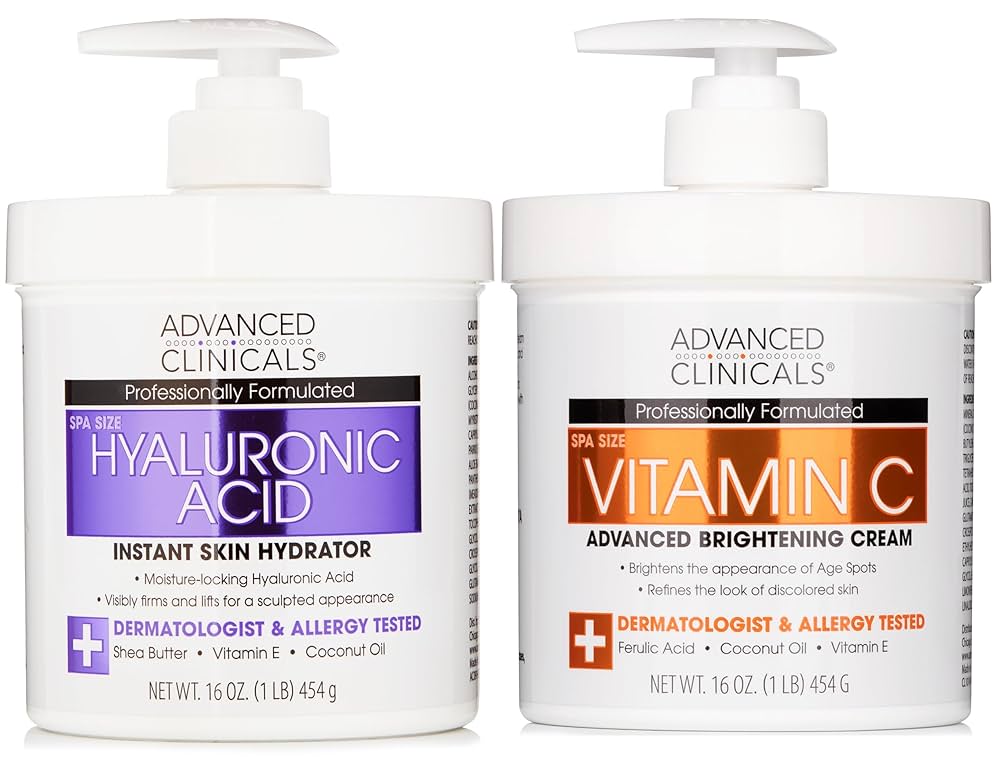 Amazon.com : Advanced Clinicals Hyaluronic Acid Moisturzier